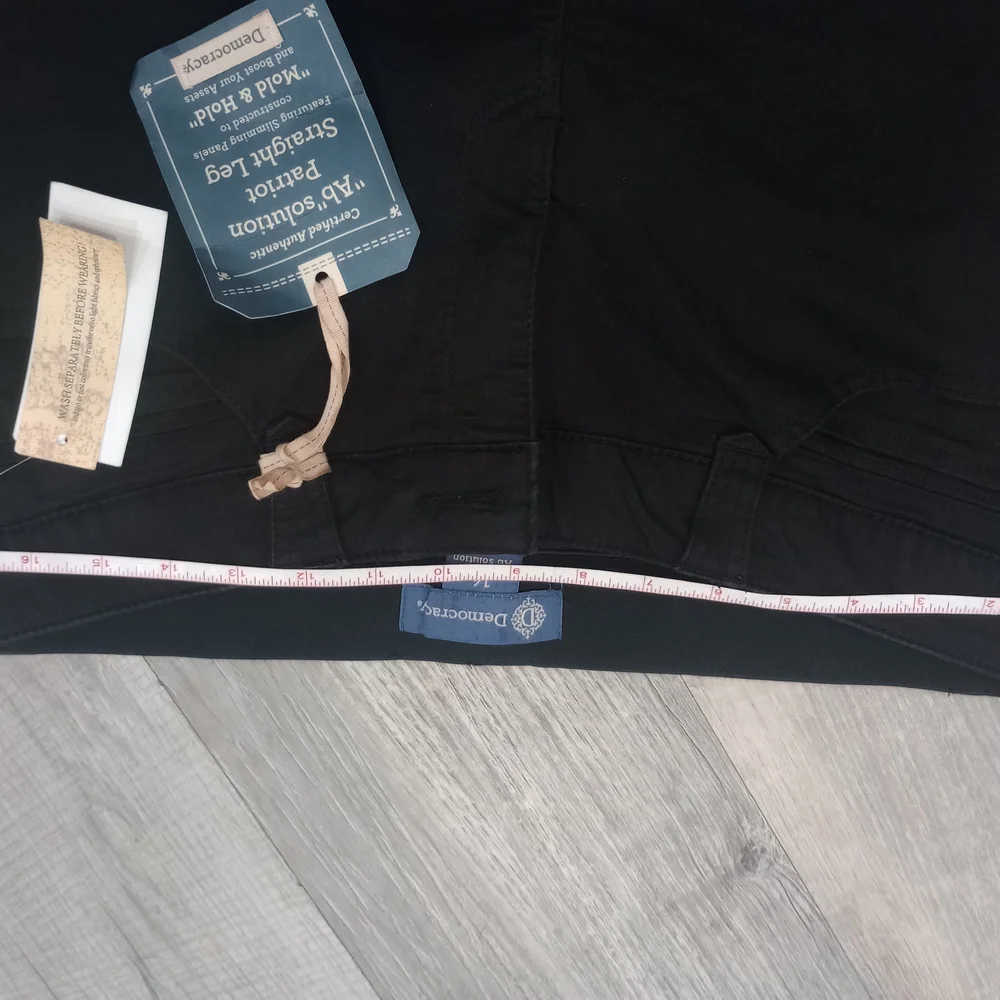 Democracy Ab Solution Patriot Straight Leg Pants - Black - Picture 4 of 8